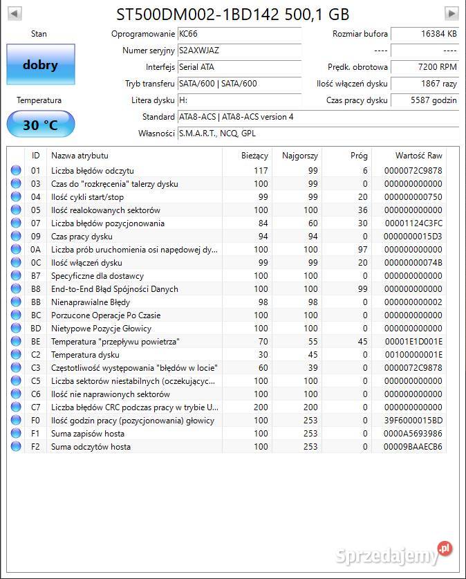 Dysk 500GB 35 WD Blue Seagate Barracuda Toshiba Cieszyn