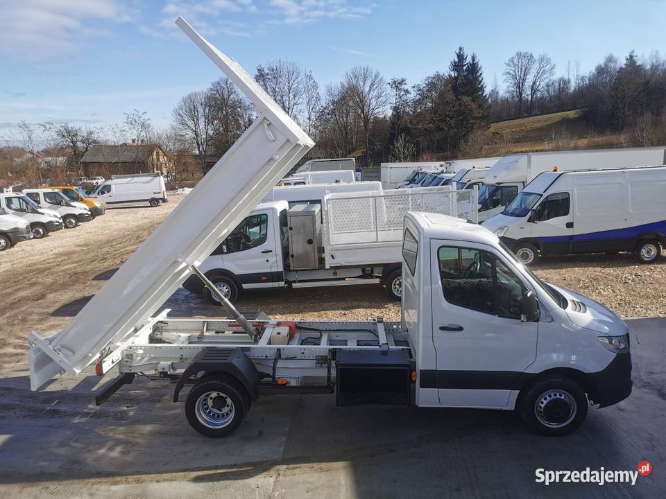 Mercedes Sprinter 514 kiper Wywrotka blizniak Książ Wielki