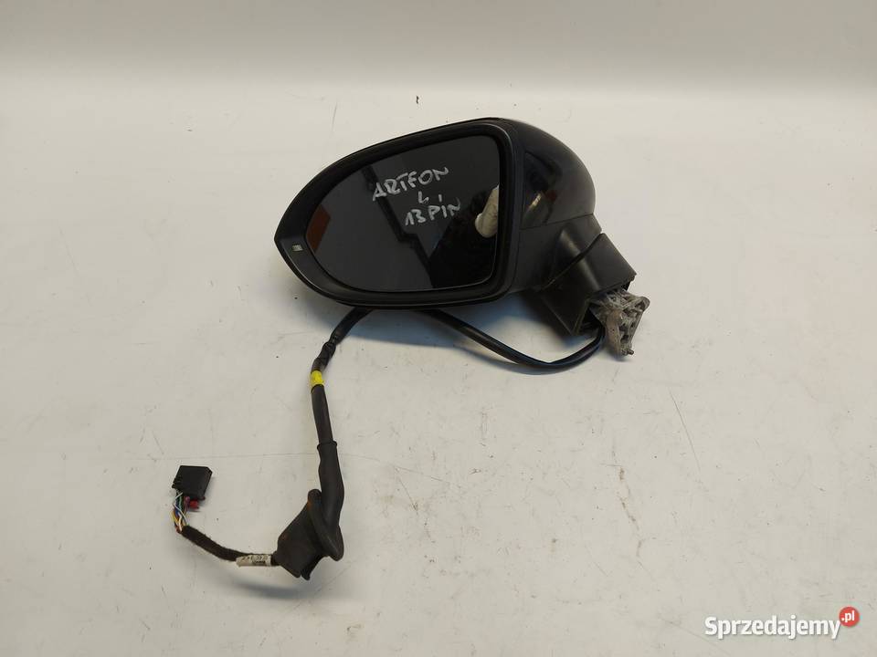 VW Arteon 3G8 2018r LUSTERKO LEWE 13PIN RHD osobowe Lusterka zewnętrzne
