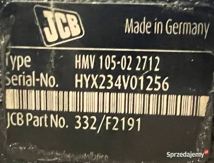 JCB 332F2191 Silnik hydrauliczny do Ładowarki