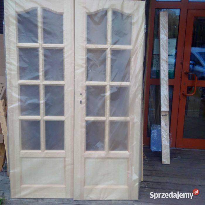 Drzwi drewniane sosnowe Prawdziwe drzwi Gdynia