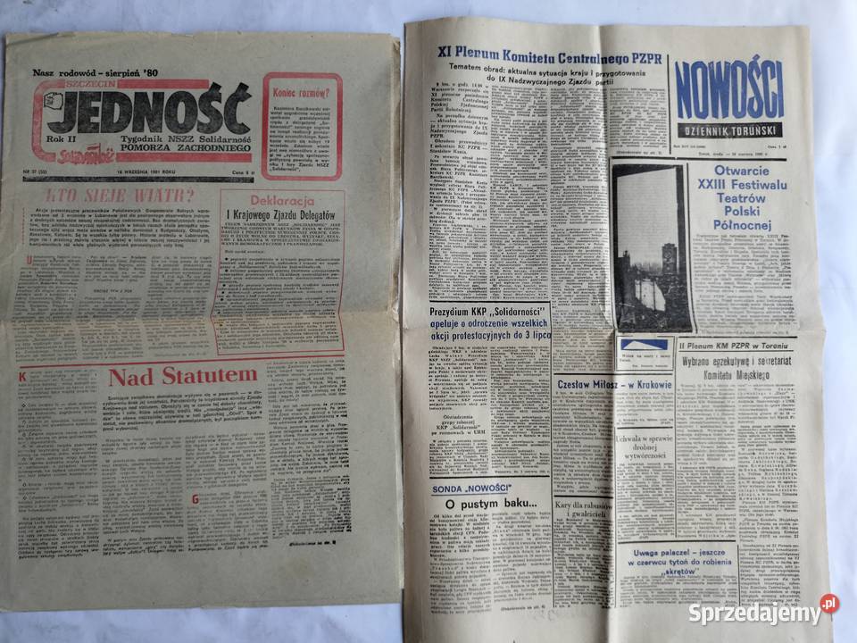 Perspektywy Przegląd Techniczny Jedność Nowości Rok wydania 1981 Gdynia