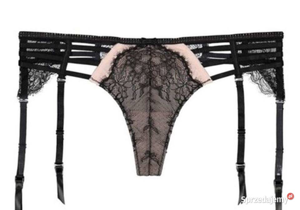 czarne majtki stringi Censored Yorker 36 S pas Figi i stringi