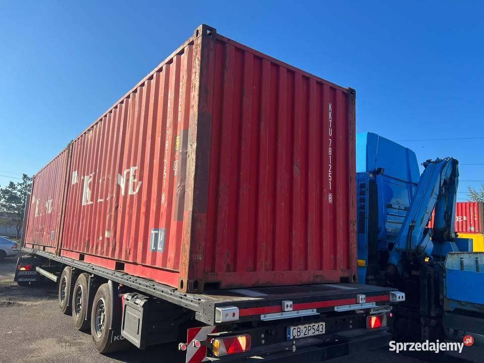 Kontener morski magazynowy 20DV 6 metrowy Pajęczno