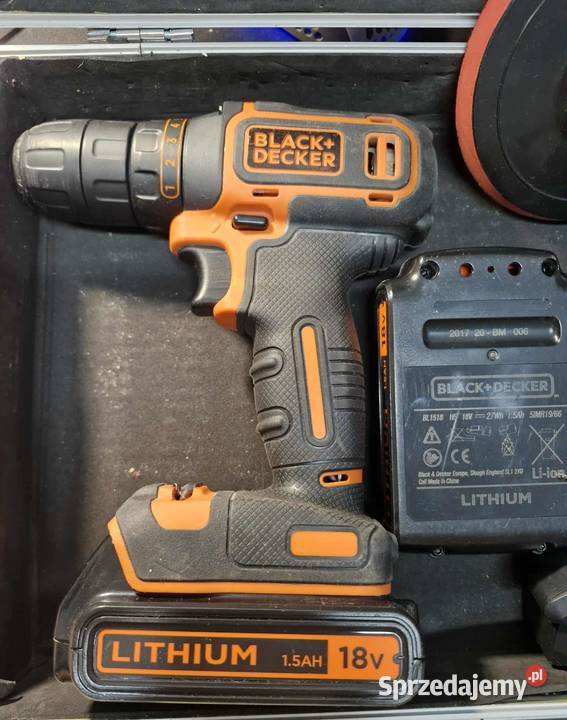 WKRĘTARKA BLACKDECKER ZASILANIE AKUMULATOROWE 18 Łódź