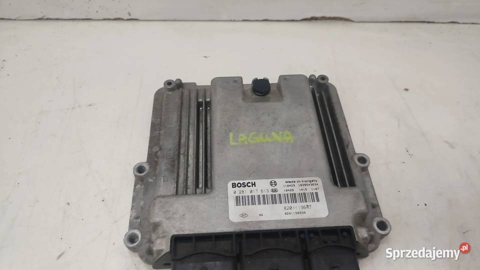 STEROWNIK SILNIKA RENAULT LAGUNA III 0724 BOSCH Czujniki i sterowniki Włoszczowa