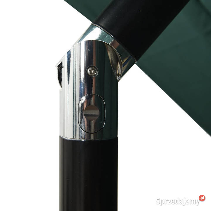 3poziomowy parasol na aluminiowym słupku zielony mazowieckie Warszawa