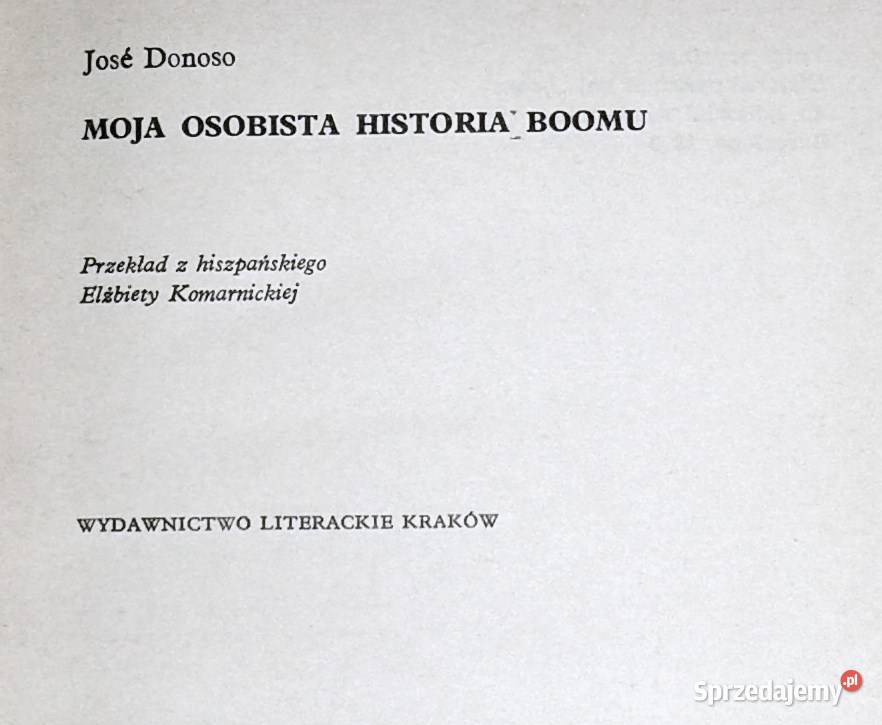 Moja osobista historia boomu Jos Donoso Chełm