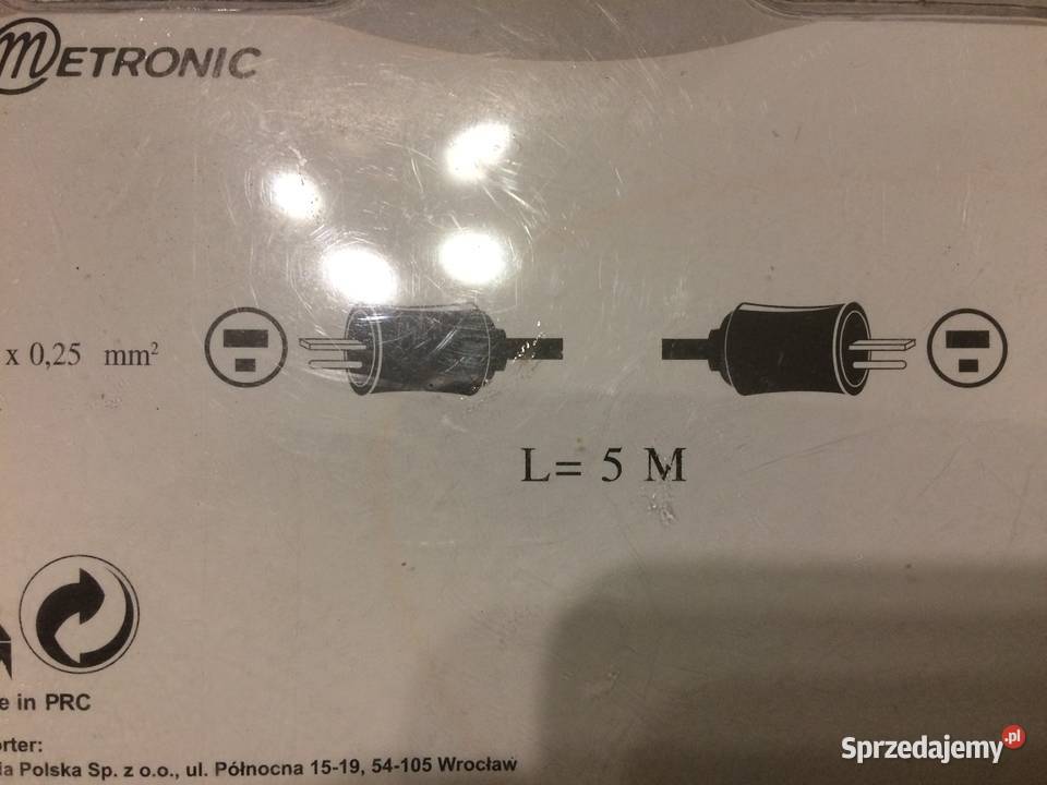 Kabel głośnikowyz wtykami starego DIN2WG2 Bydgoszcz