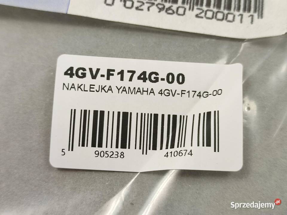 NAKLEJKA NA ZADUPEK LEWA STR YAMAHA TT 600 S Emblematy