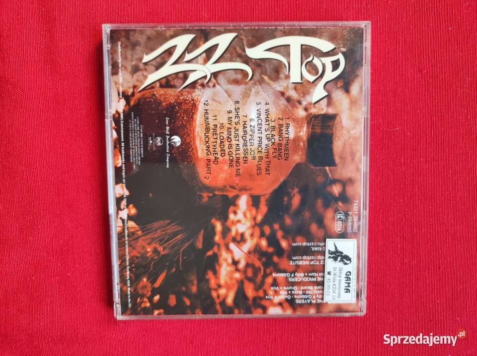 1996 Rhythmeen ZZ TOP kolekcjonerska płyta cd Kielce sprzedam