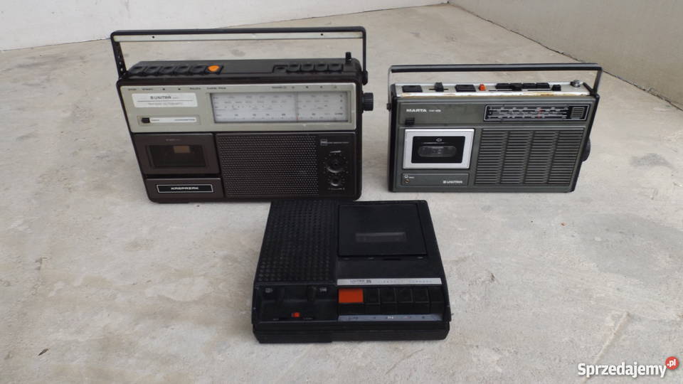 Stare radia Unitra zestaw 3 Grodziczno sprzedam