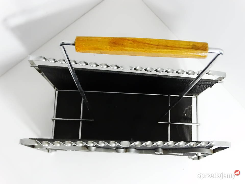 Elegancki stojak na gazety niklowany z Biłgoraj