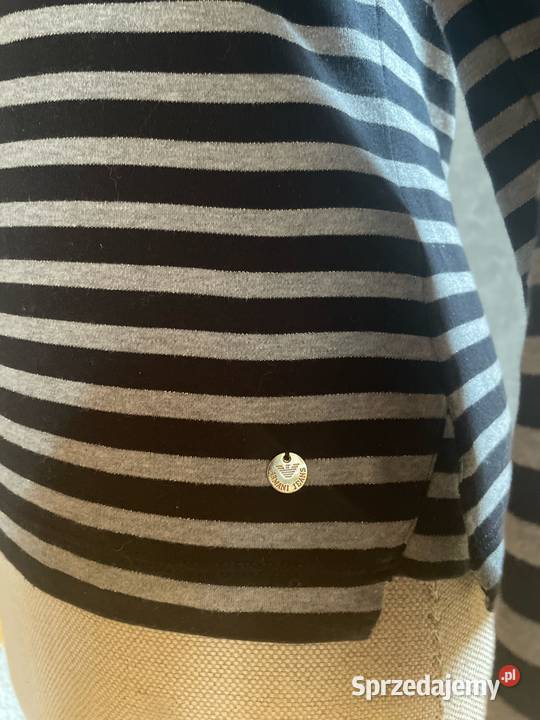 Bluzka casual longsleeve Armani Jeans szary/srebrny mazowieckie Mostówka