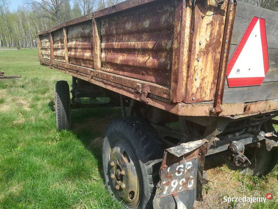 Przyczepy rolnicze wywrotka i sztywna Trzebnica