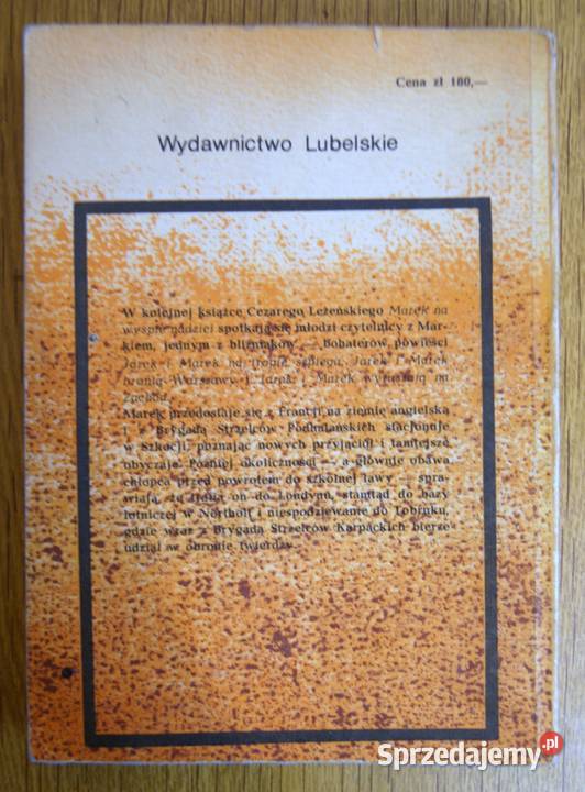Cezary Leżeński Marek na Wyspie Nadziei Rok wydania 1986 Parczew