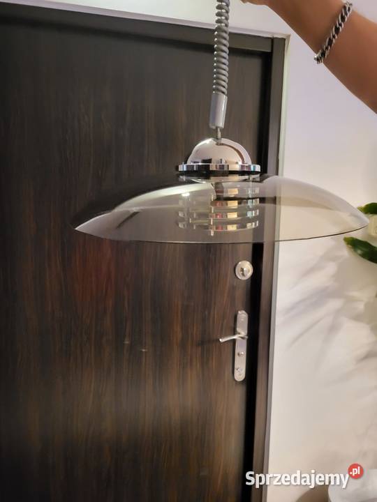 Lampa wisząca z przezroczystym kloszem do kuchni Wrocław