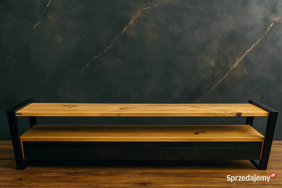 Szafka RTV Dębowa LOFT 100 Lite Drewno Różne Warszawa