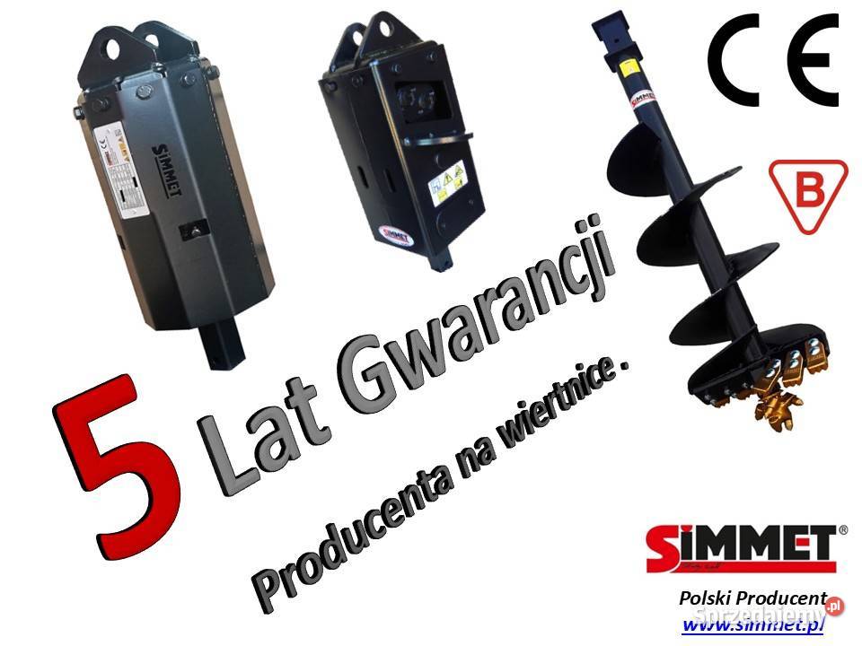 Wiertnica hydrauliczna do minikoparki 5 LAT