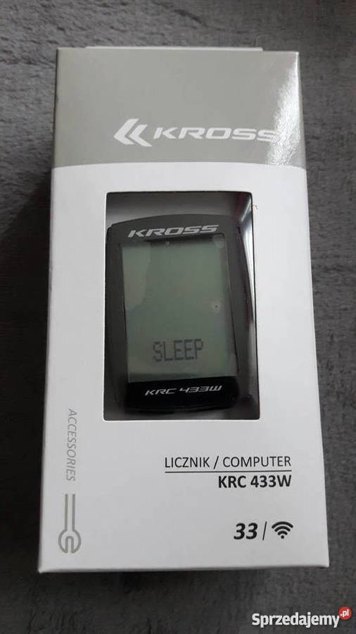 Licznik Rowerowy Kross KRC 433w bezprzewodowy Części i akcesoria Skomielna Biała
