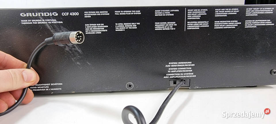 magnetofon GRUNDIG Cassette Deck CCF 4300 Międzychód