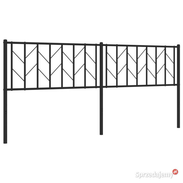 Metalowe wezgłowie czarne 193 WM374474