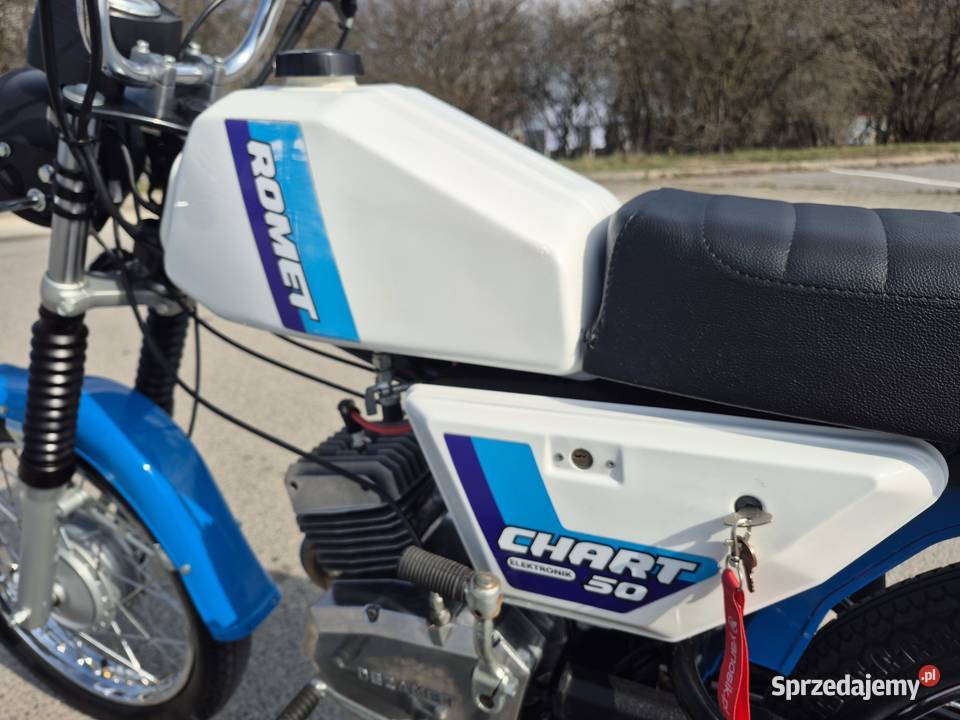 Romet chart z dokumentami motorower Kielce