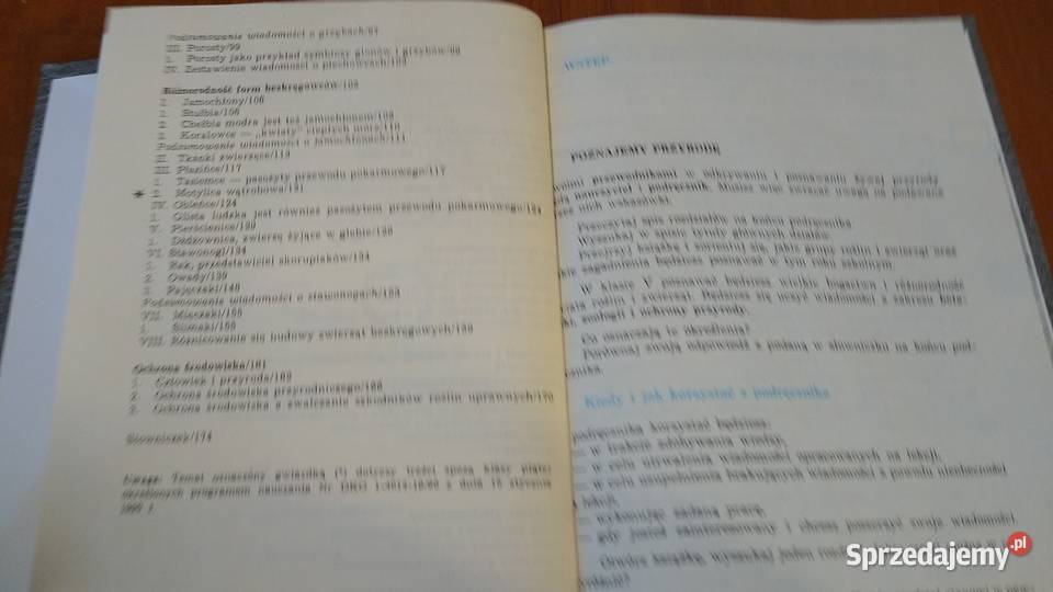 Biologia podręcznik klasy piątej Dziedzicka Gdańsk