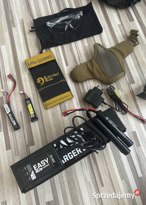 Zestaw ASG repliki akcesoria gotowy do gry