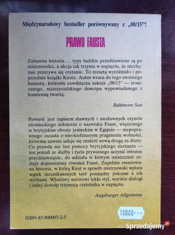 Prawo Fausta Hans Hellmut Kirst