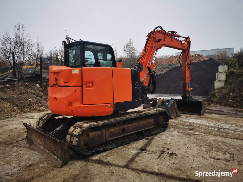 Hitachi zx 85 Pług 3 Łyżki 5050 MTH Podwozie
