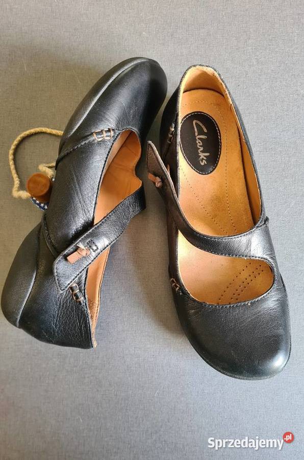 Baleriny Clarks r4 37 Mary Jane skóra Kraków