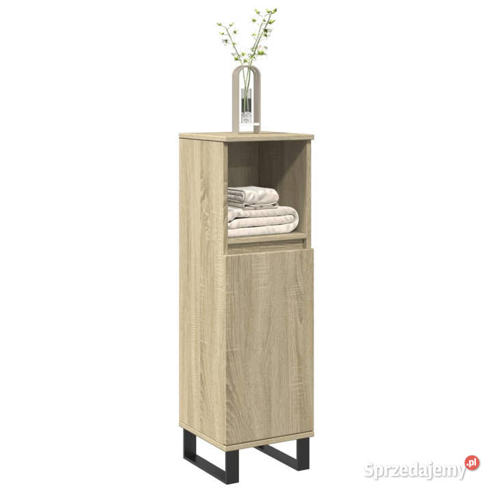 Szafka łazienkowa dąb sonoma 30x30x100 WM849672 Warszawa
