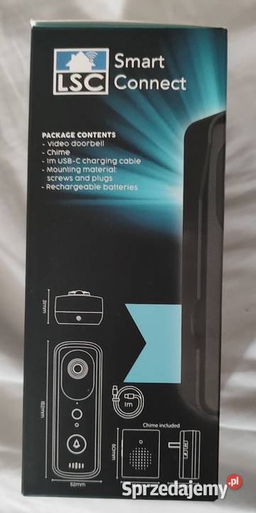 Wideodzwonek LSC Smart Connect WiFi 1296p gong Olsztyn sprzedam