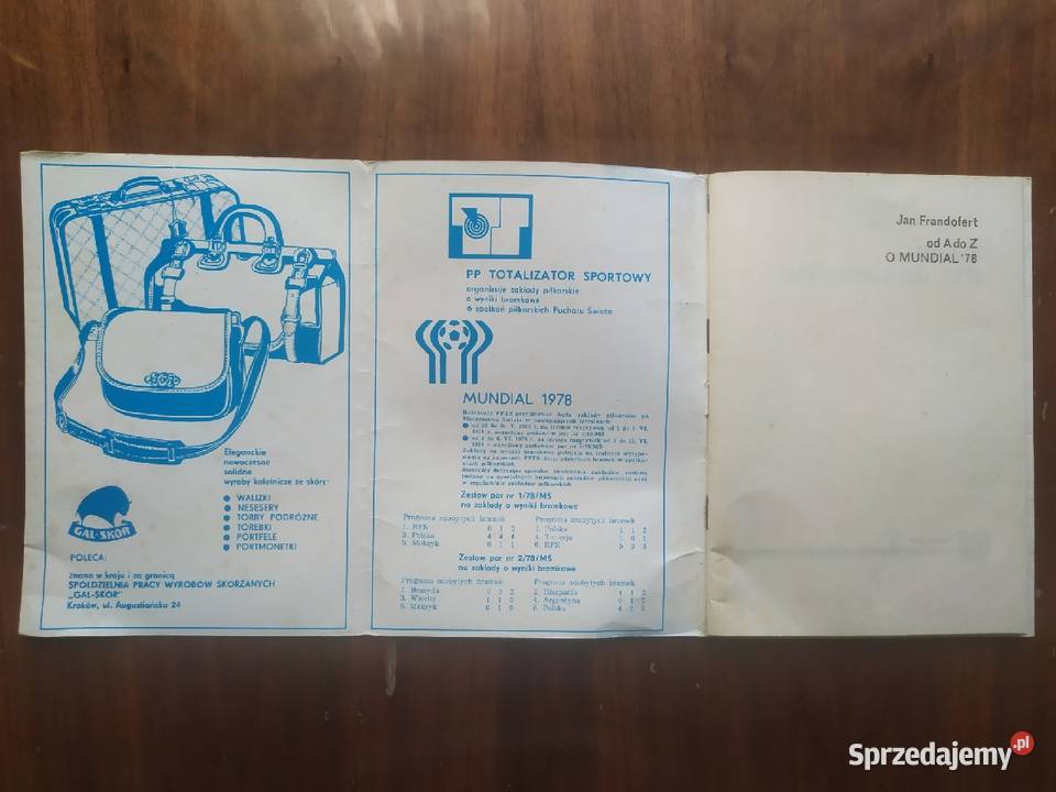 Skarb kibica MŚ Argentyna 1978 łódzkie Łódź