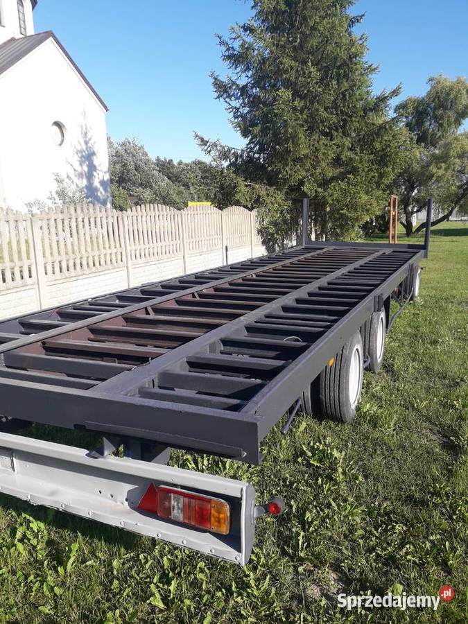 Przyczepa Asca niskopodłogowa 3 osie Jedlnia sprzedam