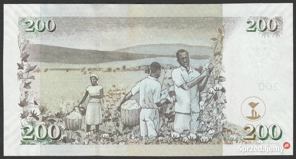 KENIA 200 SHILLING 2010 STAN BANKOWY UNC łódzkie Łódź