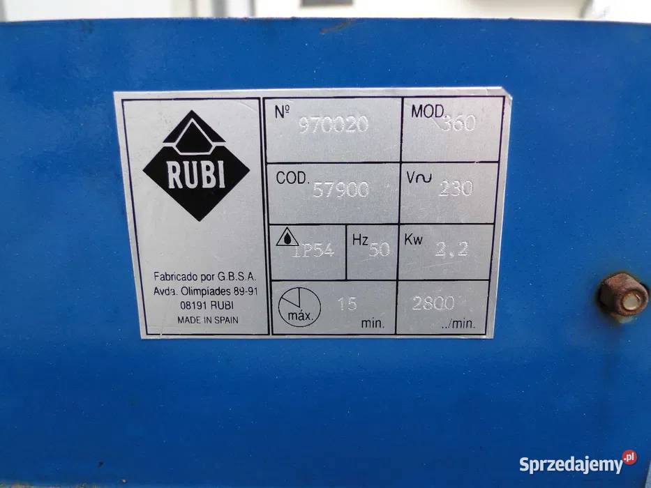 Piła stołowa Przecinarka RUBI PROFESSIONAL do Łętownia