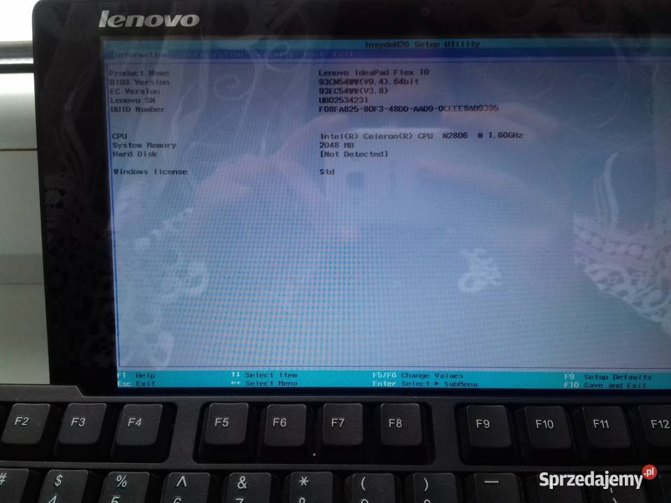 Laptop dotykowy lenovo IdeaPad Flex 10 HDD 500GB ekran dotykowy Bydgoszcz sprzedam