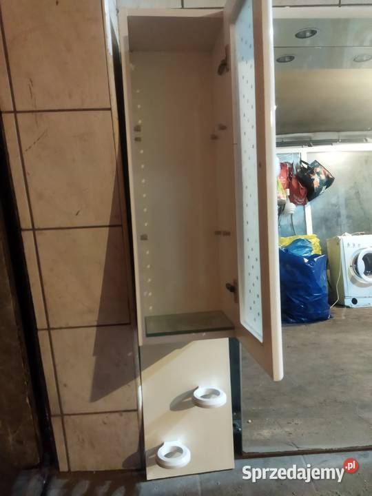 Lustro łazienkowe wiszące z szafką sprzedam