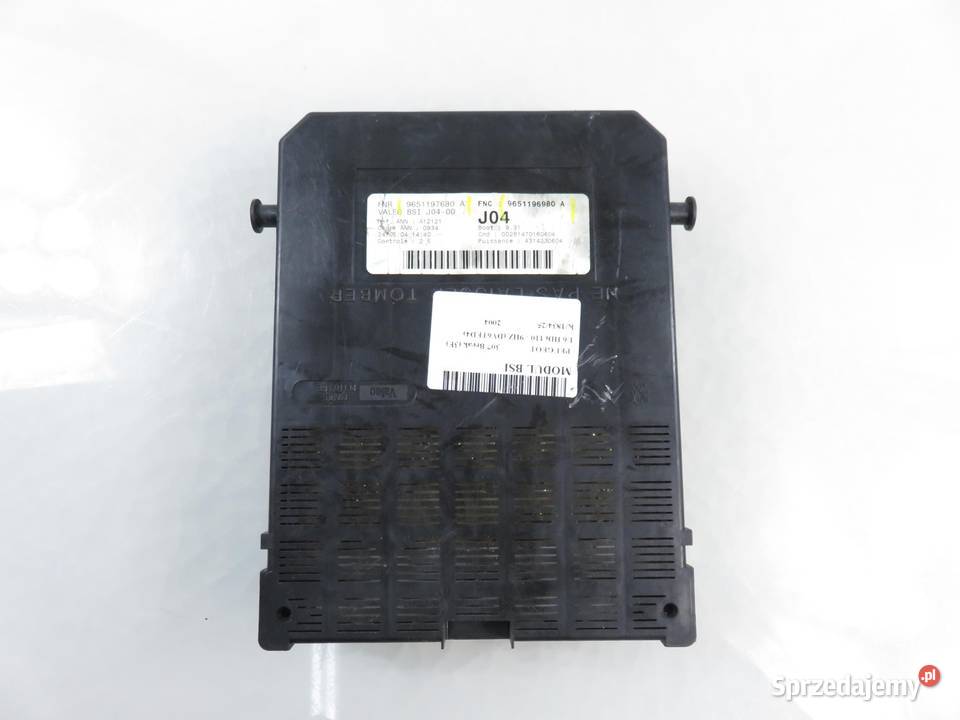 BSI PEUGEOT 307 HDi 9651197680A 9651196980A