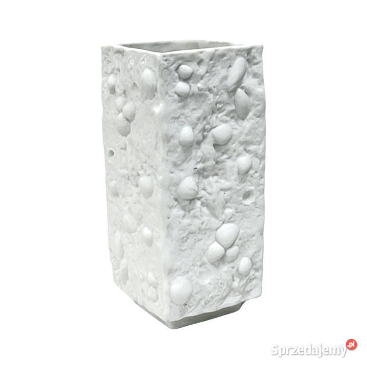 Wazon Biskwitowy Skamieliny VEB Kunstporzellan Warszawa