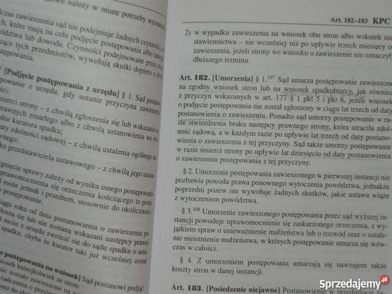 KODEKS POSTĘPOWANIA CYWILNEGO WYD 17 2005 Łódź