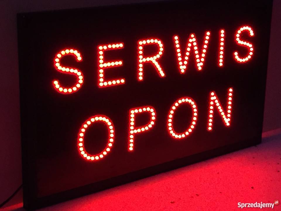 LED REKLAMA 60x25 migająca 230V NOWA Produkt Pomiechówek