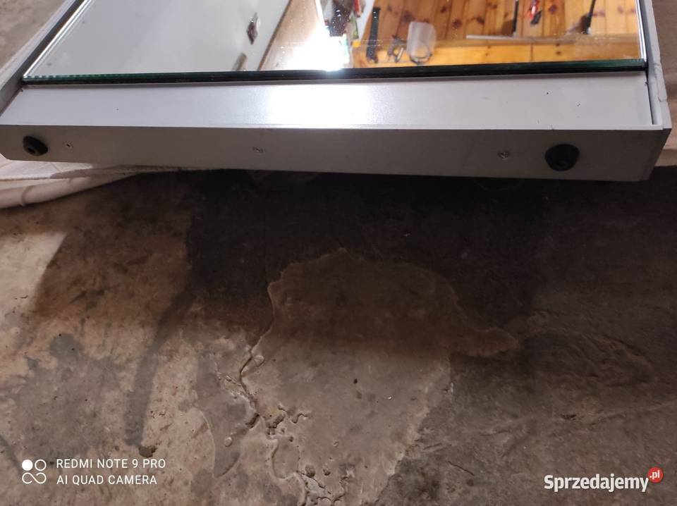 Lustro ścienne duże 220x60 garderoba solidne odcienie szarości Jarosław sprzedam