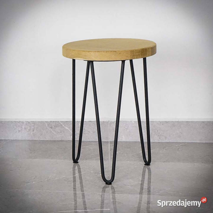 Noga HAIRPIN z pręta podwójna 40 CZARNA Chmielnik