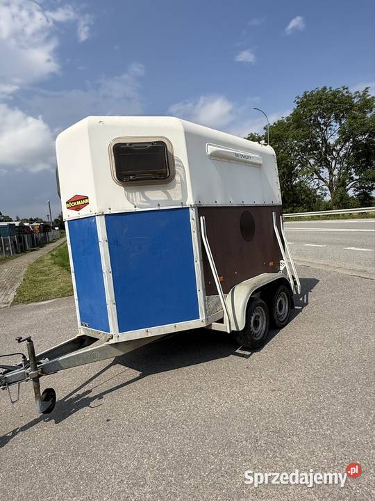 Blomert przyczepa do zwierzat koni 1200 DMC Solnica