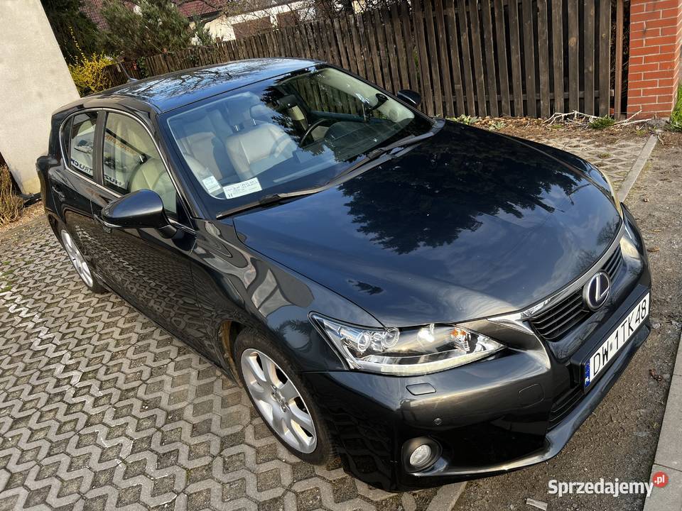 Lexus CT Hybrid 25tkm MarkLevinsonHDD światła do jazdy dziennej Wrocław