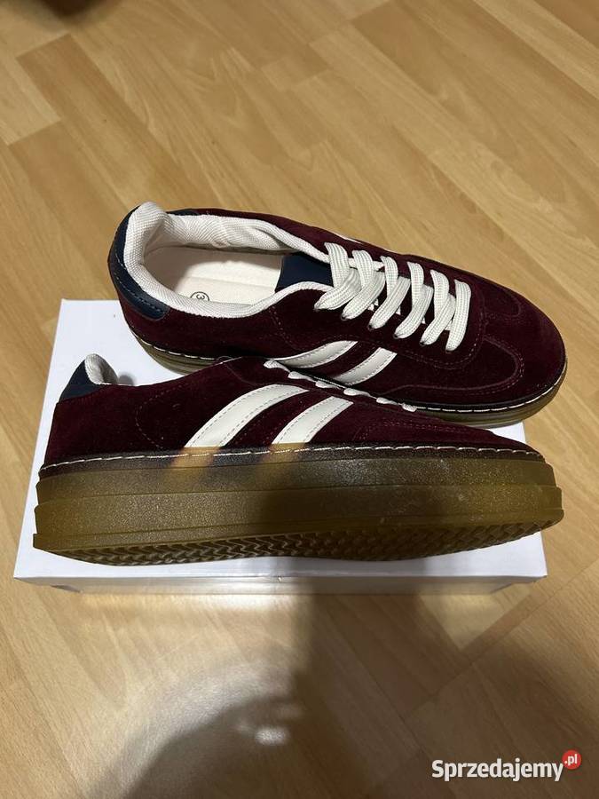 Buty damskie burgundowe 39 25 mazowieckie Warszawa
