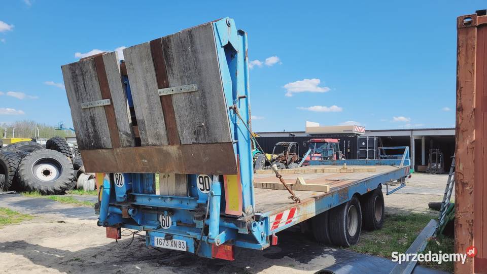 Przyczepa niskopodwoziowa Actm B21215 2 osie